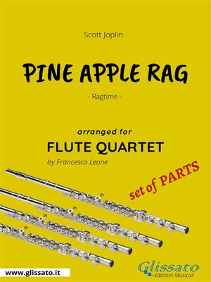 cover image of Pine Apple Rag--Flute Quartet set of PARTS